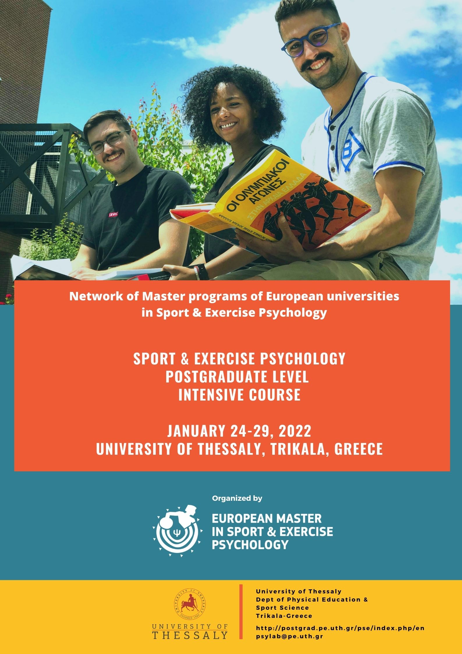 Intensive Course in Sport & Exercise Psychology 2022