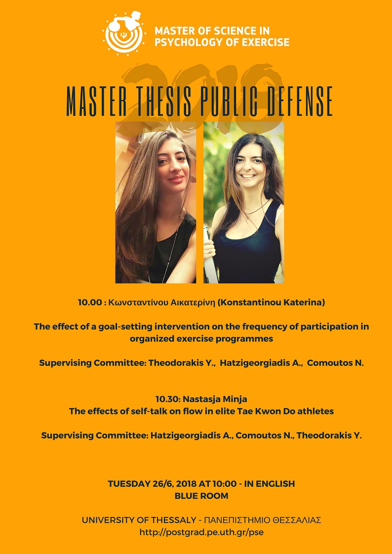 Master Thesis Public Defense: Katerina & Nastasja